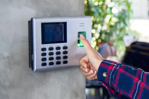 Thumbprint alarm